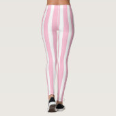 Leggings Verticale en nuances rose et blanche (Dos)