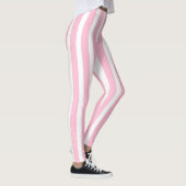 Leggings Verticale en nuances rose et blanche (Droite)