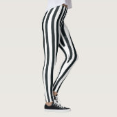 Leggings verticaux noirs et blancs (Droite)