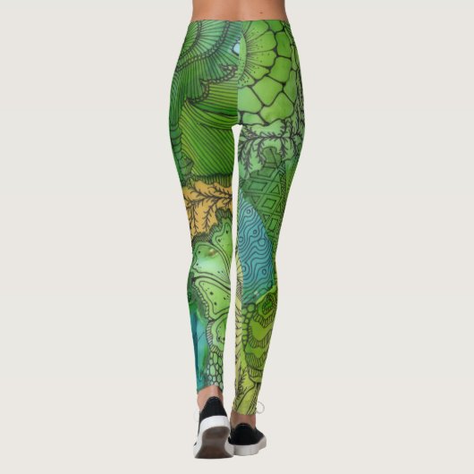 Leggings verts de février (Dos)