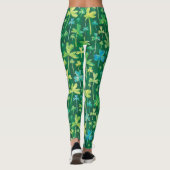 Leggings verts de la Saint-Patrick aux Trèfles (Dos)