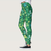 Leggings verts de la Saint-Patrick aux Trèfles (Gauche)