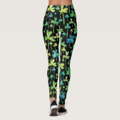 Leggings verts de la Saint-Patrick Shamrocks (Dos)
