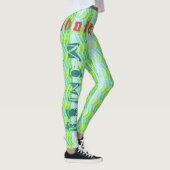 Leggings verts de nom personnalisé (Droite)