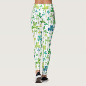 Leggings verts et blancs de la Saint-Patrick avec (Dos)
