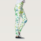 Leggings verts et blancs de la Saint-Patrick avec (Droite)
