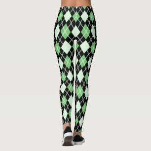 Leggings verts et noirs
