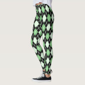 Leggings verts et noirs (Gauche)