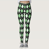 Leggings verts et noirs (Devant)