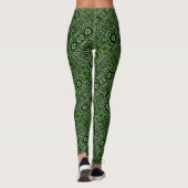 Leggings verts funky (Dos)