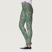 Leggings verts Motifs gothiques (Gauche)