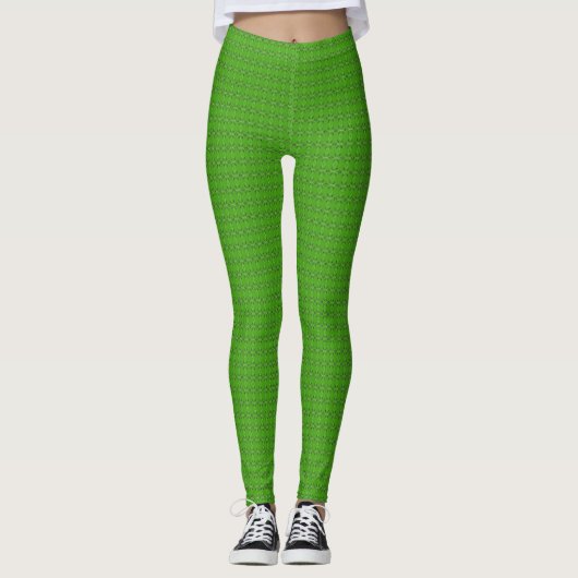 Leggings verts - Pantalon de yoga de la Saint Patr (Devant)