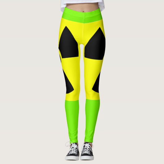 Leggings verts radioactifs (Devant)