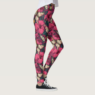 Leggings Vêtements à accent camouflage papillon élégant