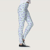 Leggings Vêtements à points Polka vert violet (Droite)