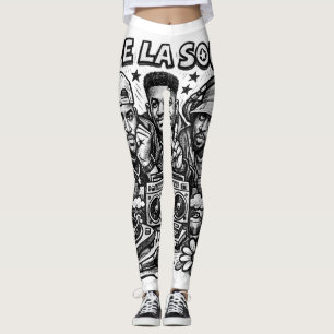 Leggings Vêtements de rue vintage Hommage à De La Soul Hip