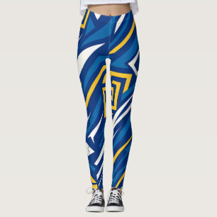 Leggings Vêtements de sport à géométrie grecque moderne P