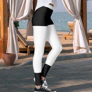 Leggings Vêtements de sport personnalisés noir pour maman a