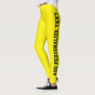 Leggings Vêtements de sport personnalisés pour femmes noir
