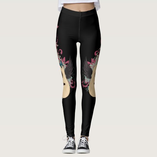 Leggings Vibes de guitare (Devant)