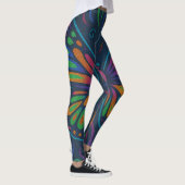 Leggings Vibes de papillon psychédélique (Droite)