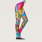 Leggings Vibes de rue colorées (Droite)