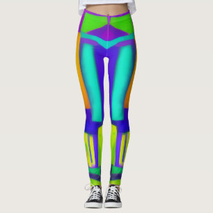 Leggings Vibes électriques Dreams Art Vintage élégant