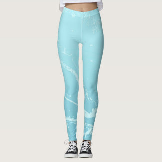 Leggings Vibes marines Abstraites