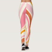 Leggings Vibes rétro colorées (Dos)
