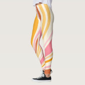 Leggings Vibes rétro colorées (Gauche)