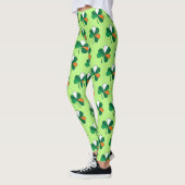 Leggings Vibes rock irlandaises : Shamrock dans les couleur (Gauche)