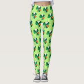 Leggings Vibes rock irlandaises : Shamrock dans les couleur (Devant)