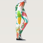 Leggings Vibes tropicales Floral Feuille Summer Chic (Droite)