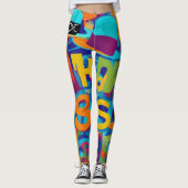Leggings "Vibes urbaines : Casquettes en harmonie" (Devant)