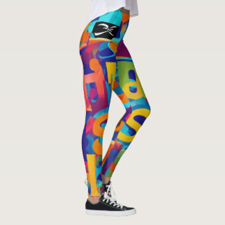 Leggings "Vibes urbaines : Casquettes en harmonie"