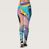 Leggings vibrant 90s pop culture-inspired design (Dos)