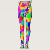 Leggings Vibrant arc-en-ciel été (Devant)