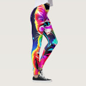 Leggings Vibrant artisanat de chats (Droite)