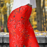 Leggings Vibrant bonbon Red Starburst Motif<br><div class="desc">Puissance vive : Entrez dans un monde de couleur et d'énergie avec ces légumineuses Starburst uniques ! Leur design dynamique et audacieux est idéal pour les journées actives et les moments de détente. Que vous soyez à la salle de sport ou à la maison, ces leggings vont illuminer votre garde-robe...</div>