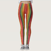 Leggings Vibrant Candy Pattern | Vibrant Rainbow Jelly (Devant)