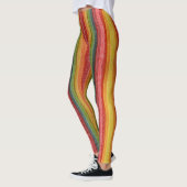 Leggings Vibrant Candy Pattern | Vibrant Rainbow Jelly (Gauche)