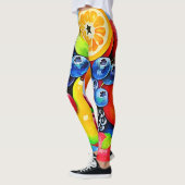 Leggings Vibrant Fruit Still Life (Gauche)