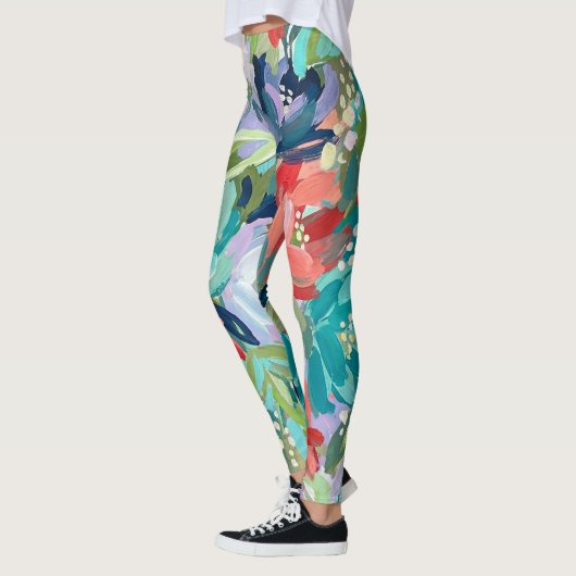 Leggings Vibrant Garden Symphony (Gauche)