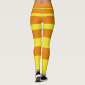 Leggings Vibrant jaune orangé (Dos)