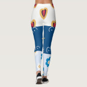 Leggings Vibrant "Less Is More" Abstract Graphic (Dos)
