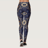 Leggings Vibrant "Less Is More" Abstract Graphic (Dos)