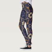 Leggings Vibrant "Less Is More" Abstract Graphic (Gauche)