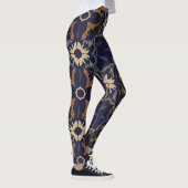 Leggings Vibrant "Less Is More" Abstract Graphic (Droite)