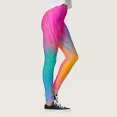 Leggings Vibrant Paint Splatter (Droite)