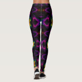 Leggings Vibrant Psychedelic Pattern | Neon Kaleidoscope (Dos)